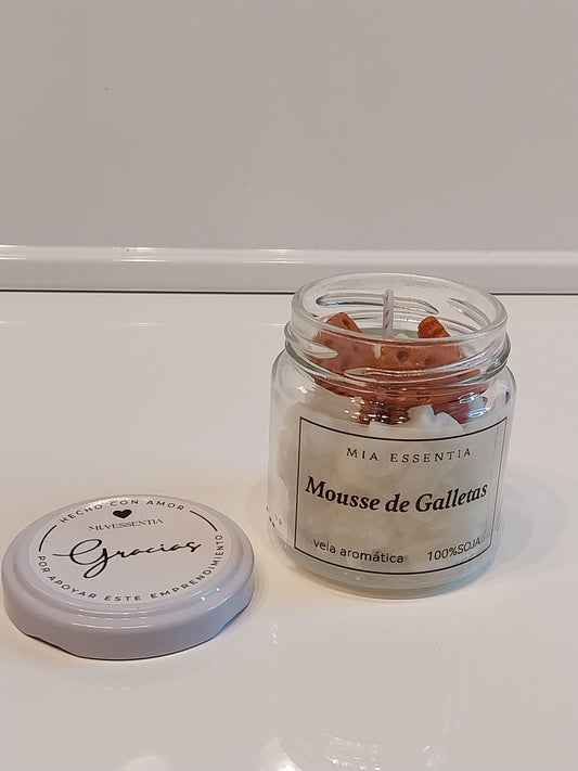 Vela "Mini Mousse de Galletas"